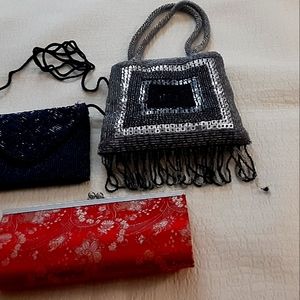 Bundled evening bags